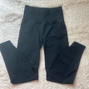 Gap Black Go-Dry Women’s Size XS Petite Leggings Ribbed Activewear